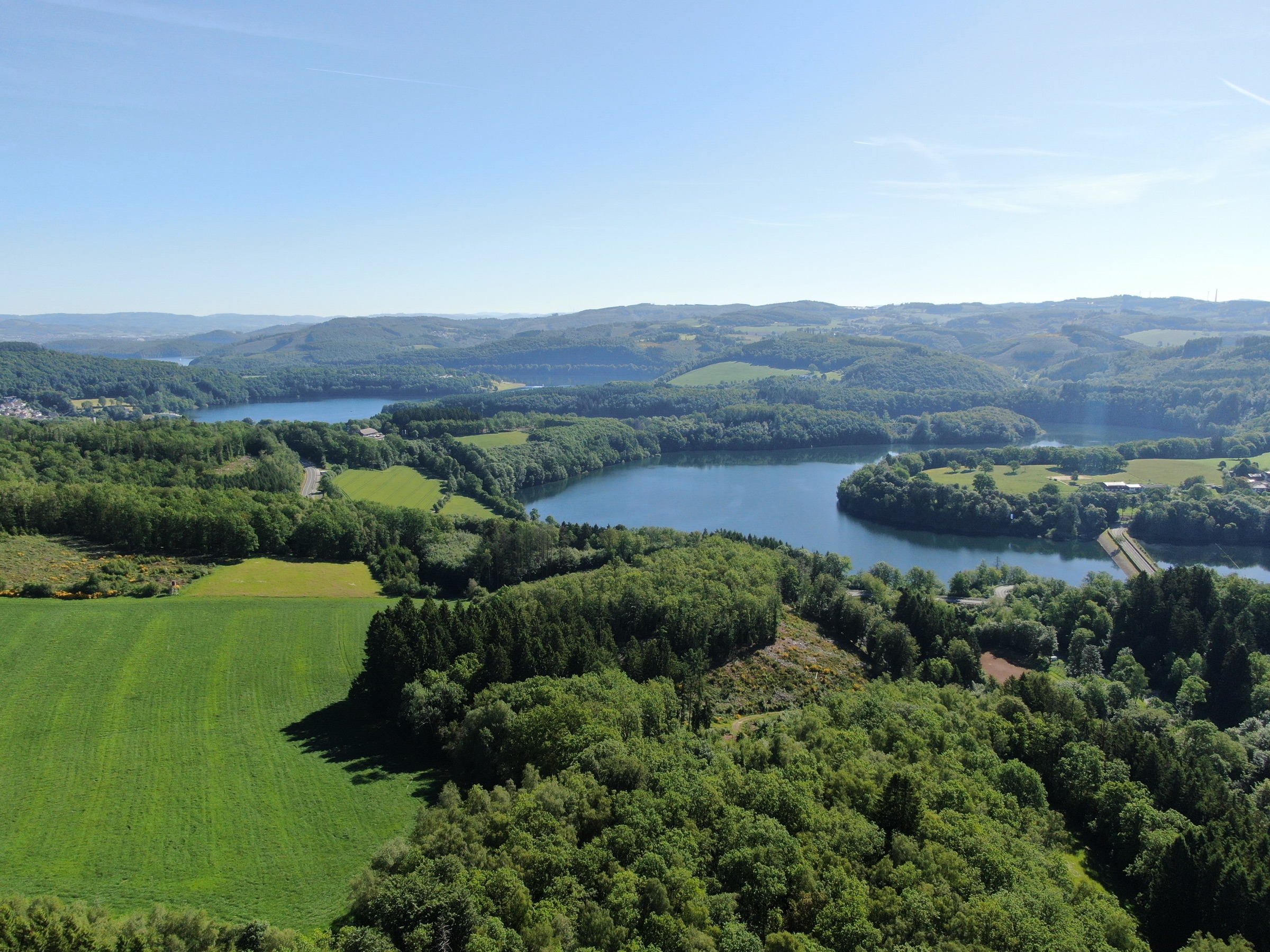 Drohnenaufnahme Landschaft